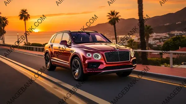 Bentley Bentayga Cruising Along the Coastline