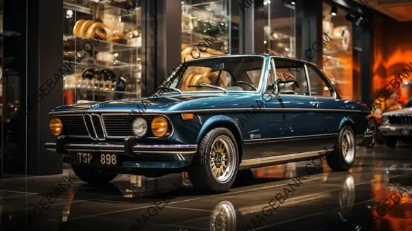 Classic Car Showroom Elegance: BMW 3 Series