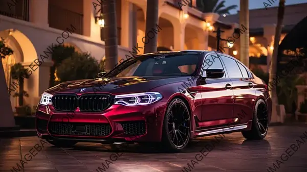 BMW M5 Parked in Front of Luxury Hotel, Captivating All