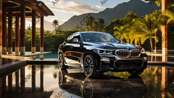 BMW X6 Glistening under Serene Waters with Panache