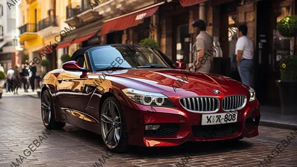 BMW Z4 Adding Elegance to a Vintage European Setting