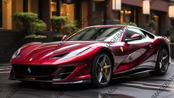 Ferrari 812 Superfast Showcasing Aggressive Performance