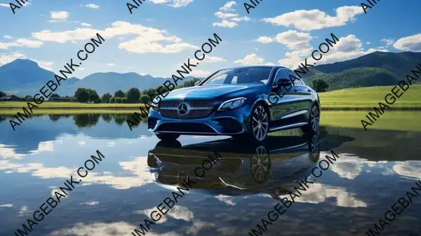 C-Class Cabriolet Showcasing Reflective Elegance