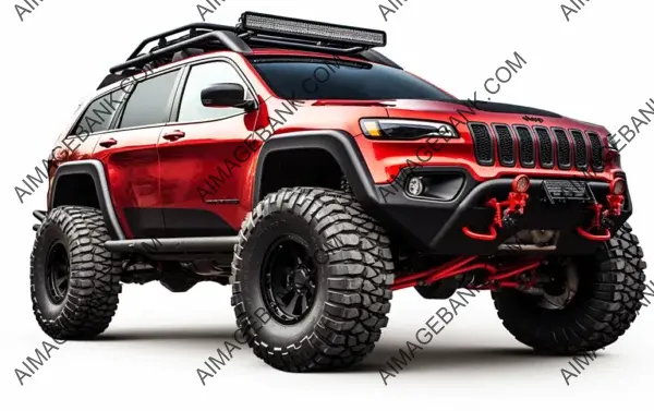 Jeep Cherokee Isolated: Showcasing Modern Features