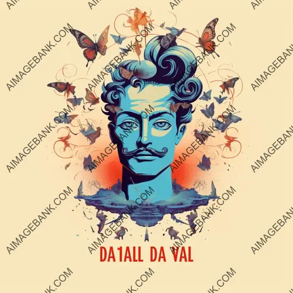 Vector Logo Design Inspired by Salvador Dali&#8217;s Vintage Art