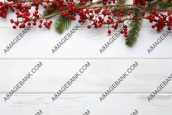 Christmas Theme Background with Room for Text