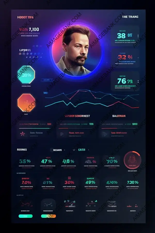 Bullish Finance Futuristic UI Design