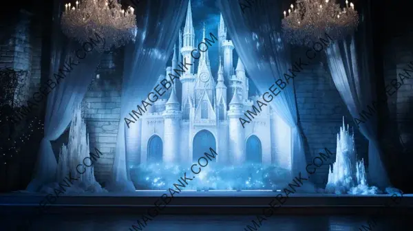 Elegant Cinderella Ball Backdrop