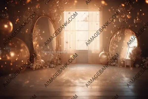 Digital Backdrop with Soft Lighting &#8211; Magical Mirror