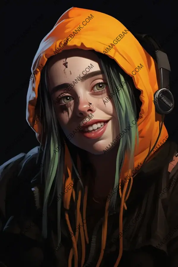 Billie Eilish Caricature: A Whimsical and Artistic Depiction