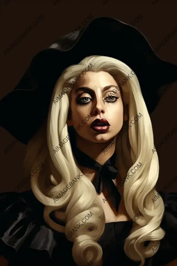 Lady Gaga Caricature Caravaggio: A Creative and Artistic Tribute