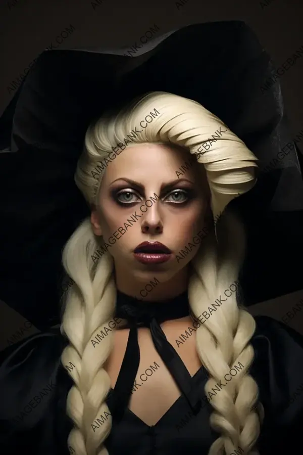 Lady Gaga Caricature Caravaggio: A Playful and Colorful Portrait