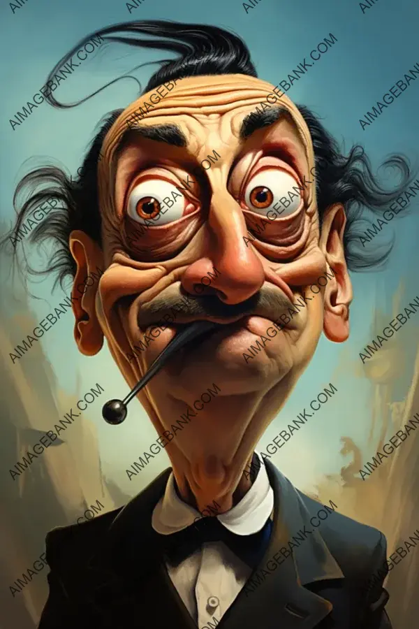 Salvador Dali Caricature: Capturing His Artistic Brilliance