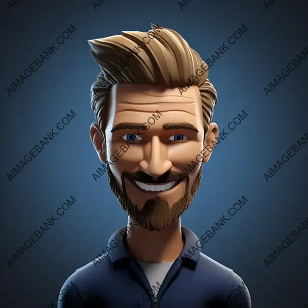 Laugh-Out-Loud 3D Cartoon with David Beckham