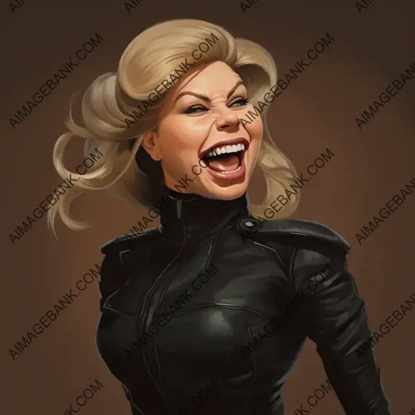 Sara Netanyahu&#8217;s Bat Transformation in Realistic Cartoon