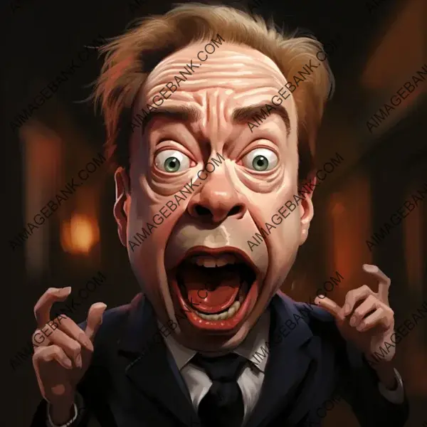 Andrew Lloyd Webber in Caricature Form: A Playful Depiction