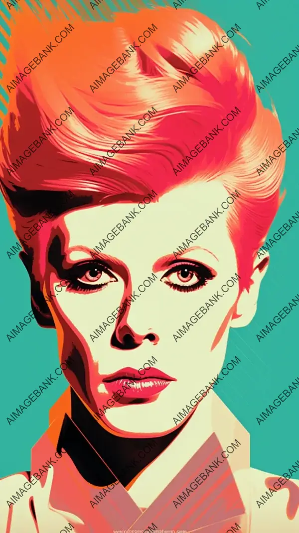 A Humorous Take on David Bowie&#8217;s Funky and Freaky Caricature