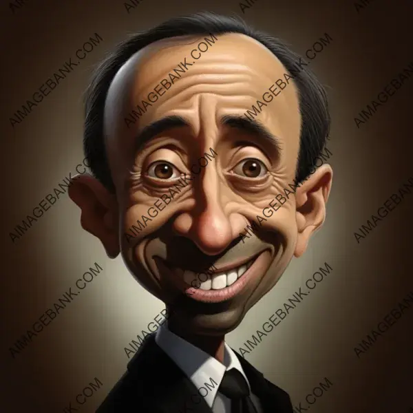 Creative Caricature Depicting Eric Zemmour