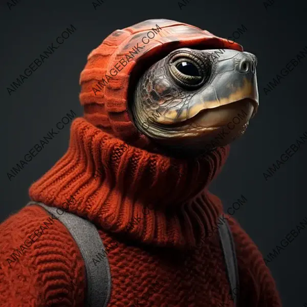 Turtle&#8217;s Turtleneck Fashion: A Quirky Reptilian Wardrobe