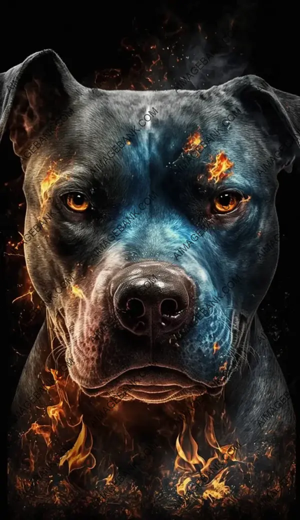 Dangerous Pit Bull: A Powerful and Foreboding Dog