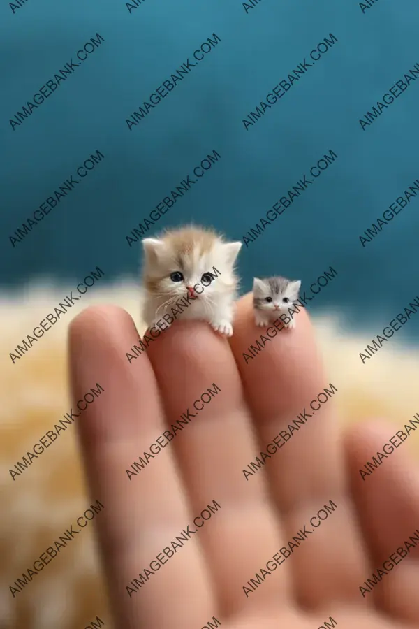 Tilt-Shifted Delight: Two Playful Ragdoll Kittens in Miniature