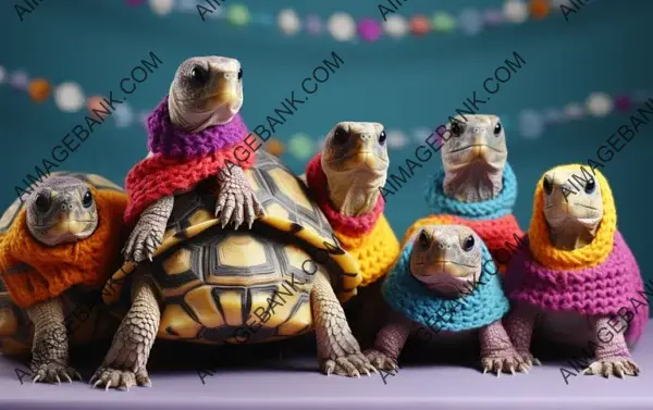 Turtle Tortoise Group: Creative Animal Art