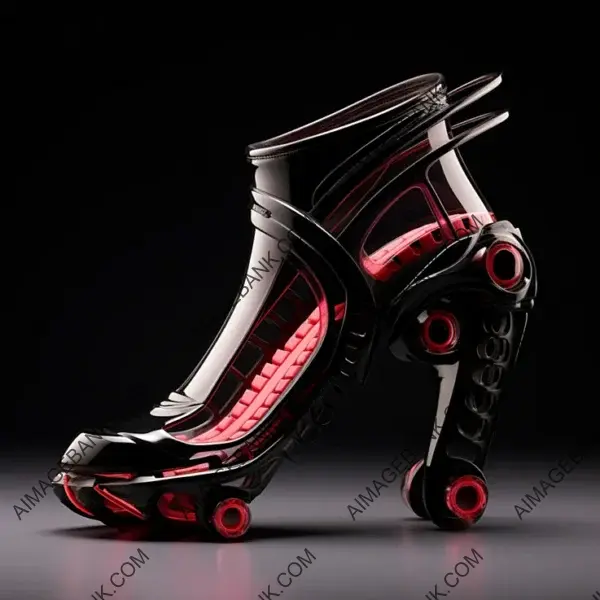 Elevated Style: High-Tech High Heel Feminine Shoe