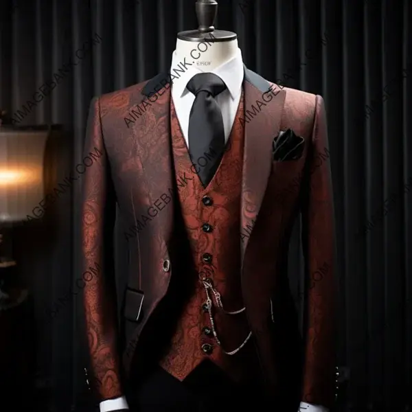 Dark Rust Wedding Suit: A Unique and Stylish Choice