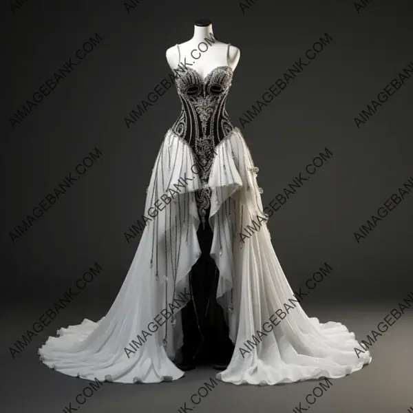 Exquisite Long Expensive Wedding Dress