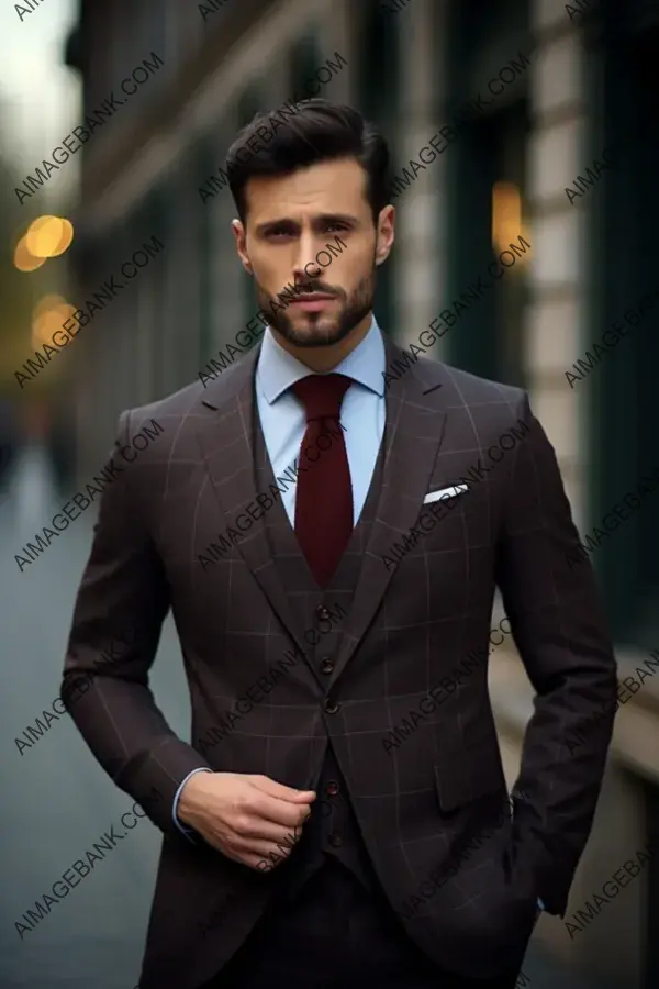 Perfectly Finished Blazer: Mens Suit Elegance Defined