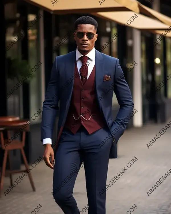 Ethnic-Inspired Menswear: Stylish Three-Piece Suit