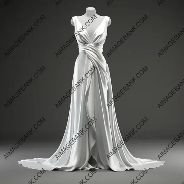 Timeless Satin Elegance: Original Wedding Dress