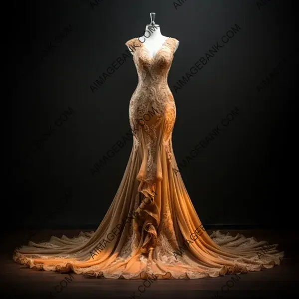 Flowing Silk Gown: A Testament to Beauty and Grace