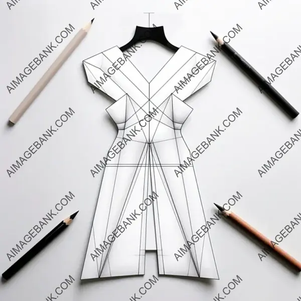 Artistic Illustration of Fashion Designers&#8217; Simple Line Creations