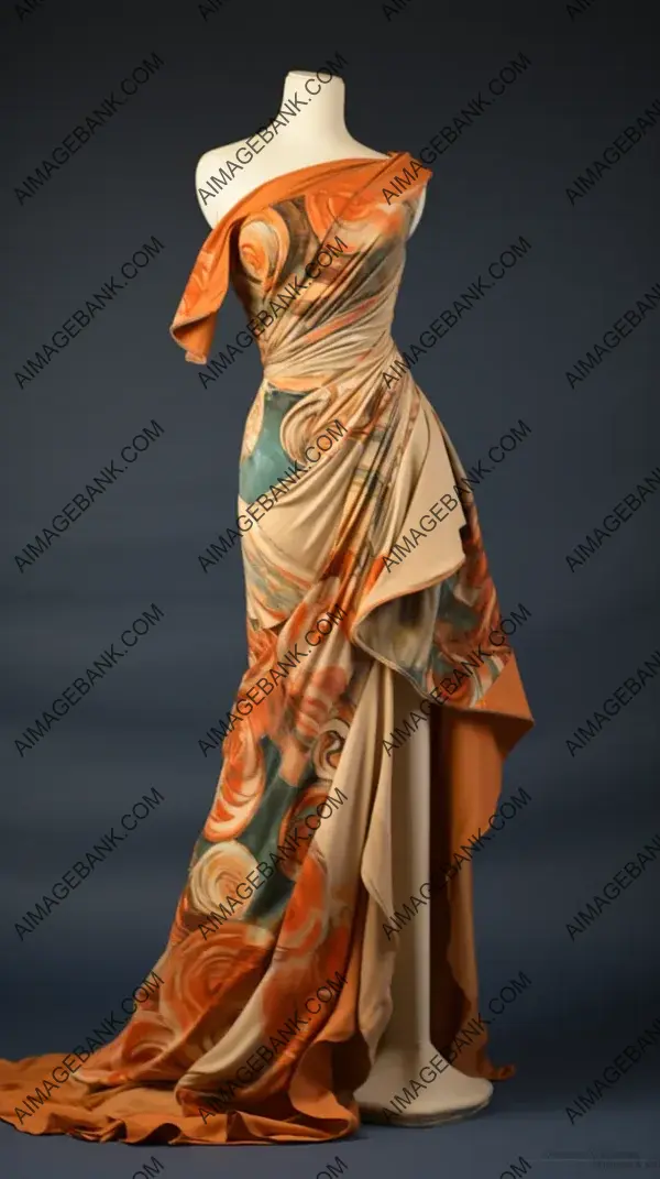 Lautrec Art Nouveau Style Dress Design