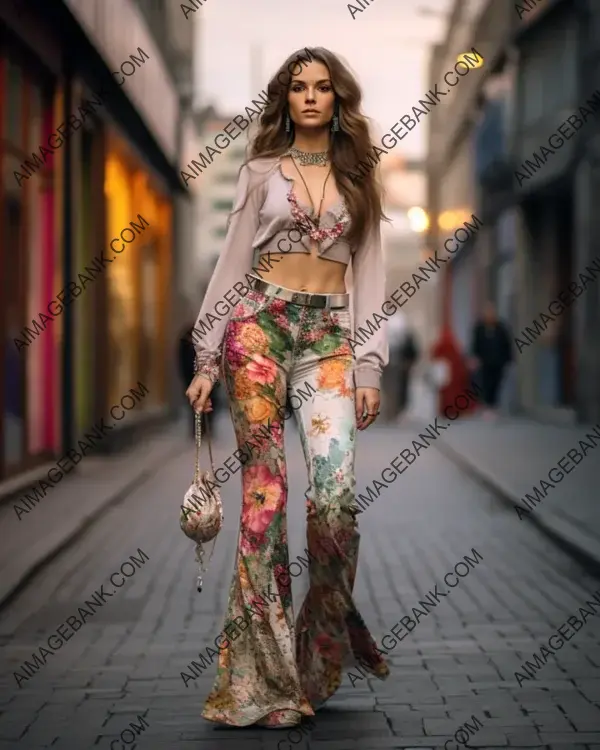 Female Model Showcasing Jewelry in a Full-Body Shot