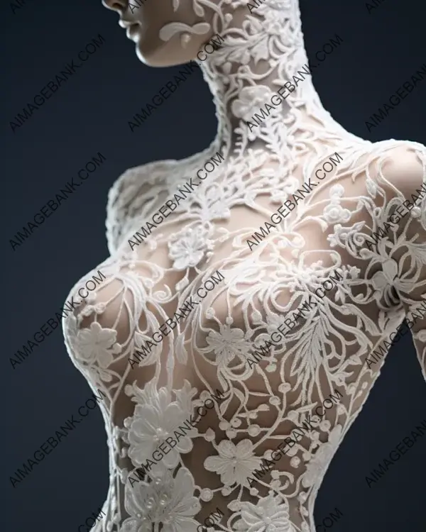 Exquisite Haute Couture in Detailed Photorealistic Image