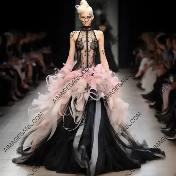 Gwen Stefani&#8217;s Couture Dress Gown in High Fashion Evening