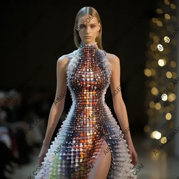 Mary Katrantzou&#8217;s Dress Design in High Fashion Evening