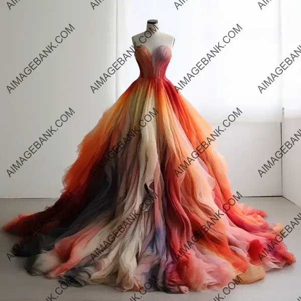 Haute Couture Dress Elegance in High Fashion Evening