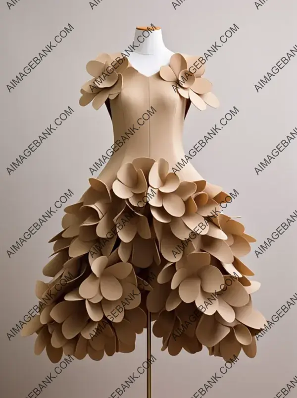 McQueen&#8217;s Floral Inspiration: Short Haute Couture Dress