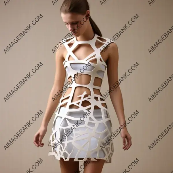 Design Photo Gallery of Fashion Photography: Haute Couture Short Cutout Dress