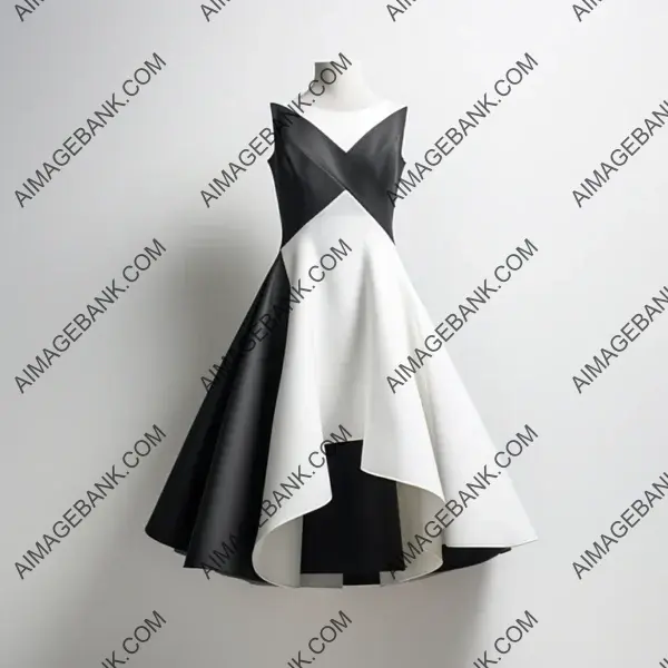 Haute Couture A-Line Dress with Real Studio Photo: Balenciaga&#8217;s Timeless Elegance