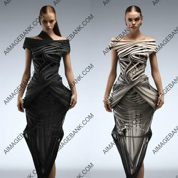 Jean Paul Gaultier Inspired Cocktail Haute Couture Dress