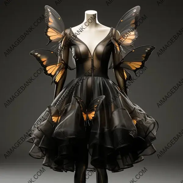 Metamorphosis Inspiration in High Evening Fashion Design