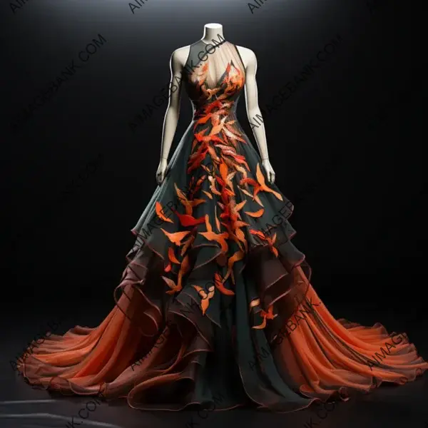 Body-Hugging Siren Gown: High Fashion Evening