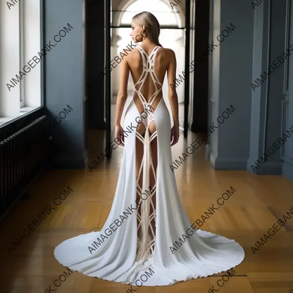 Bridal Glamour: Embrace the Unique Backless Wedding Dress