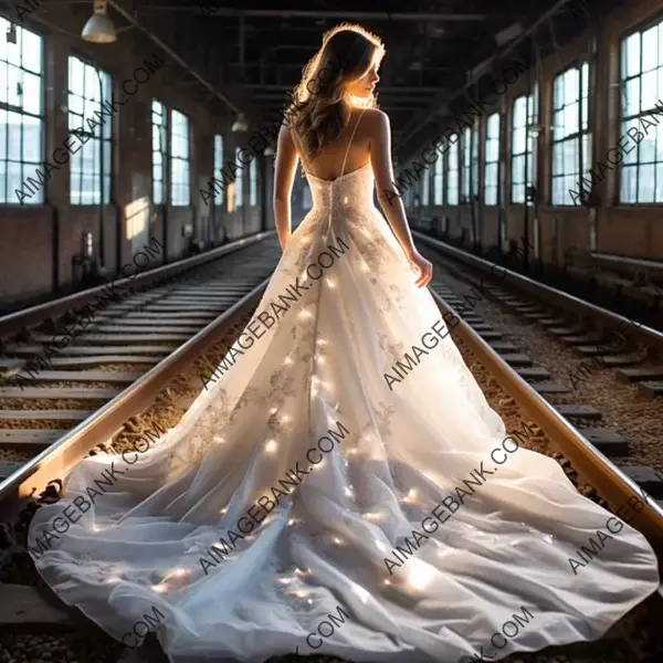 Shine Bright in Lace: Unique A-Line White Wedding Dress