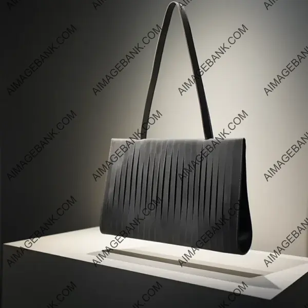 Long Grey Suede Bag by Kinetic Artist