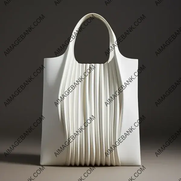 Elegant Tote Bag with Lucio Fontana&#8217;s Influence